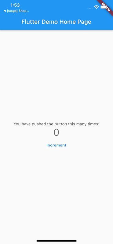 Пример приложения на маленьком экране — iPhone 14
