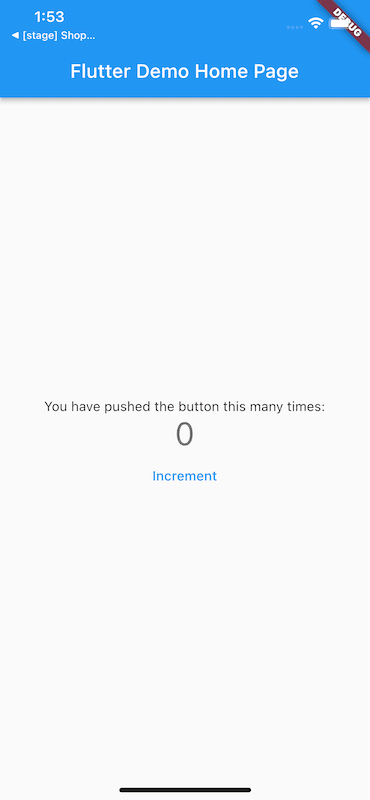 Пример приложения на маленьком экране — iPhone 14