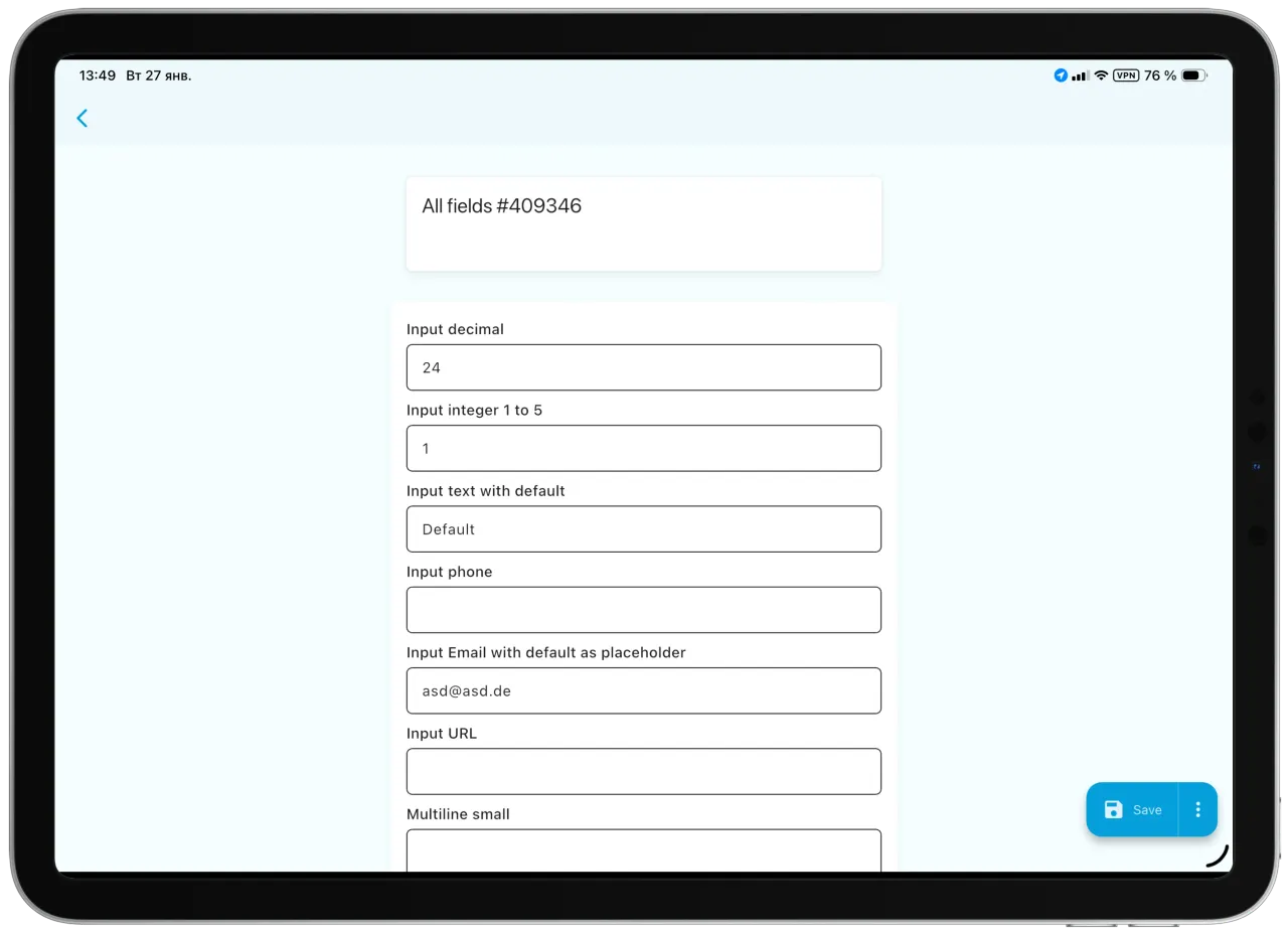Редактор форм