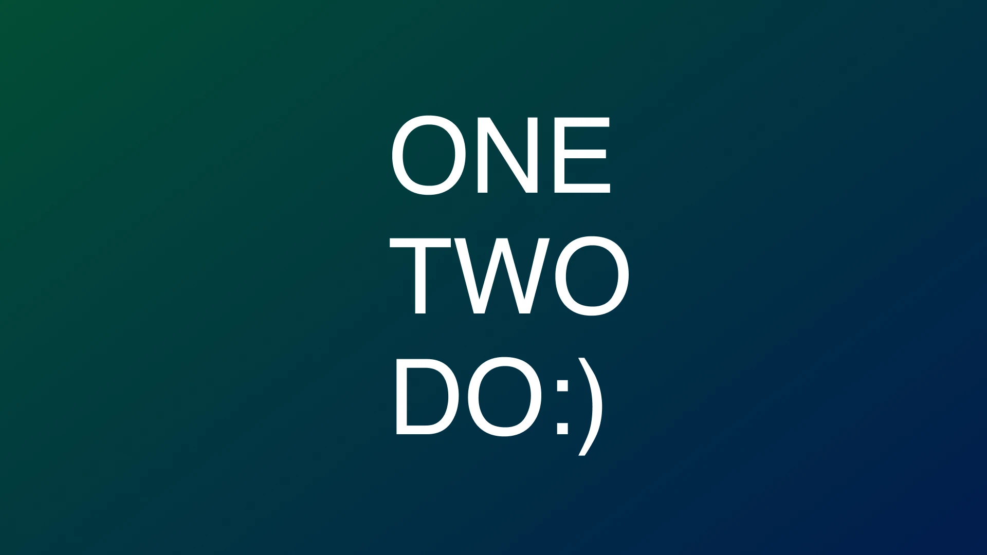 OneTwoDo